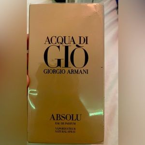 BRAND NEW/SEALED: Giorgio Armani Acqua di Gio- Absolu 4.3oz Eau de Parfum Mens